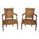 Pair of Louis XVI-style cabriolet armchairs – 18th century