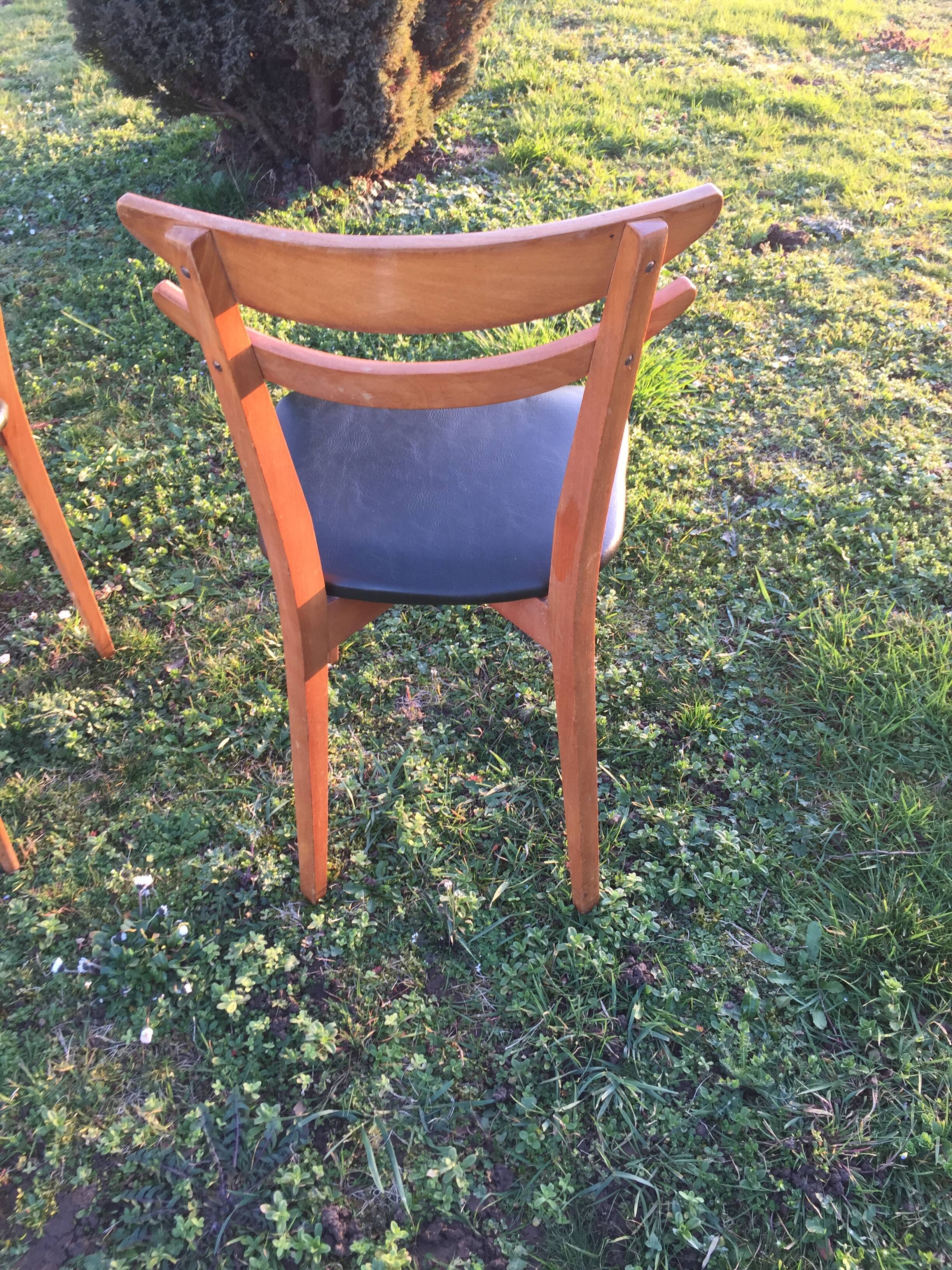 Series of 6 Scandinavian chairs