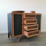 Rattan storage unit