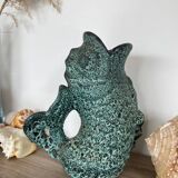 Vallauris zoomorphic fish vase