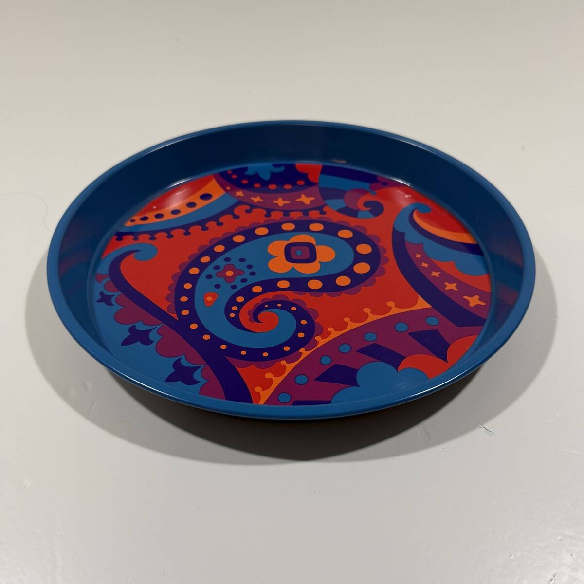 Vintage Flowerpower tin tray 1970’s