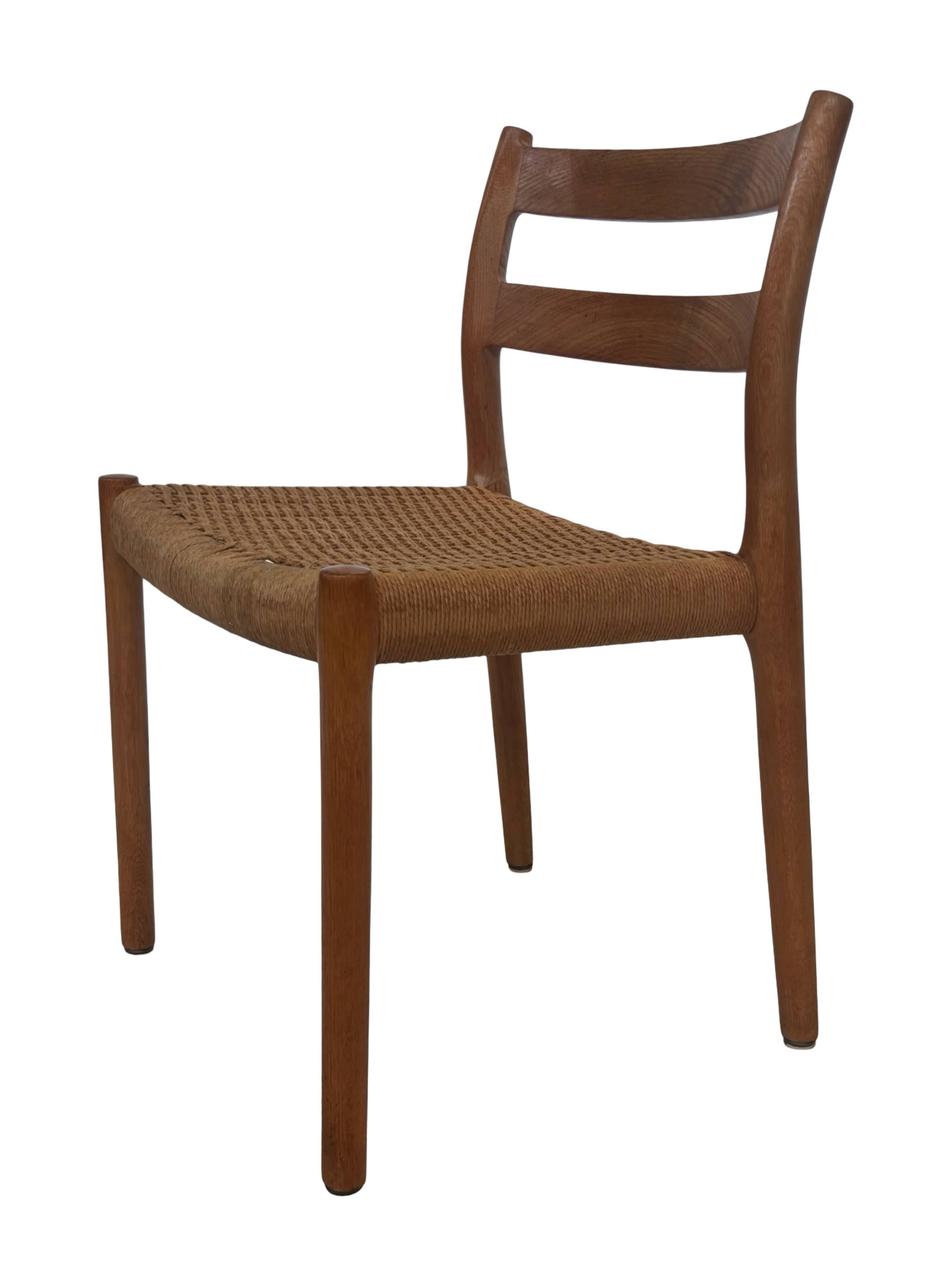 Mid Century Niels O Moller Chair model 84 Danish Design