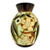 Vase Art déco Charles Catteau pour Boch Frères Keramis, décor D.1847,