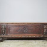 Carved walnut chest, 1920s