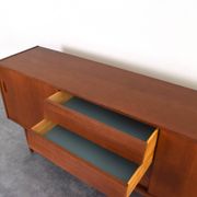 Mid-Century Teak Scandinavian Sideboard by Nils Jonsson for P.S. Heggen