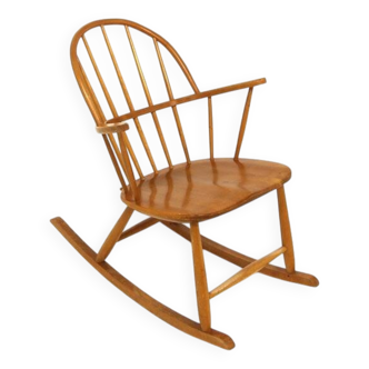 Rocking-chair scandinave, Nesto Stolfabrik, Suède, 1960