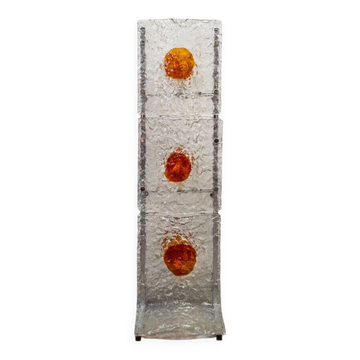 Floor lamp by Mauro Marzollo for Mazzega, Italy, 1970s.