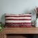 Berber cushion Handira red and white