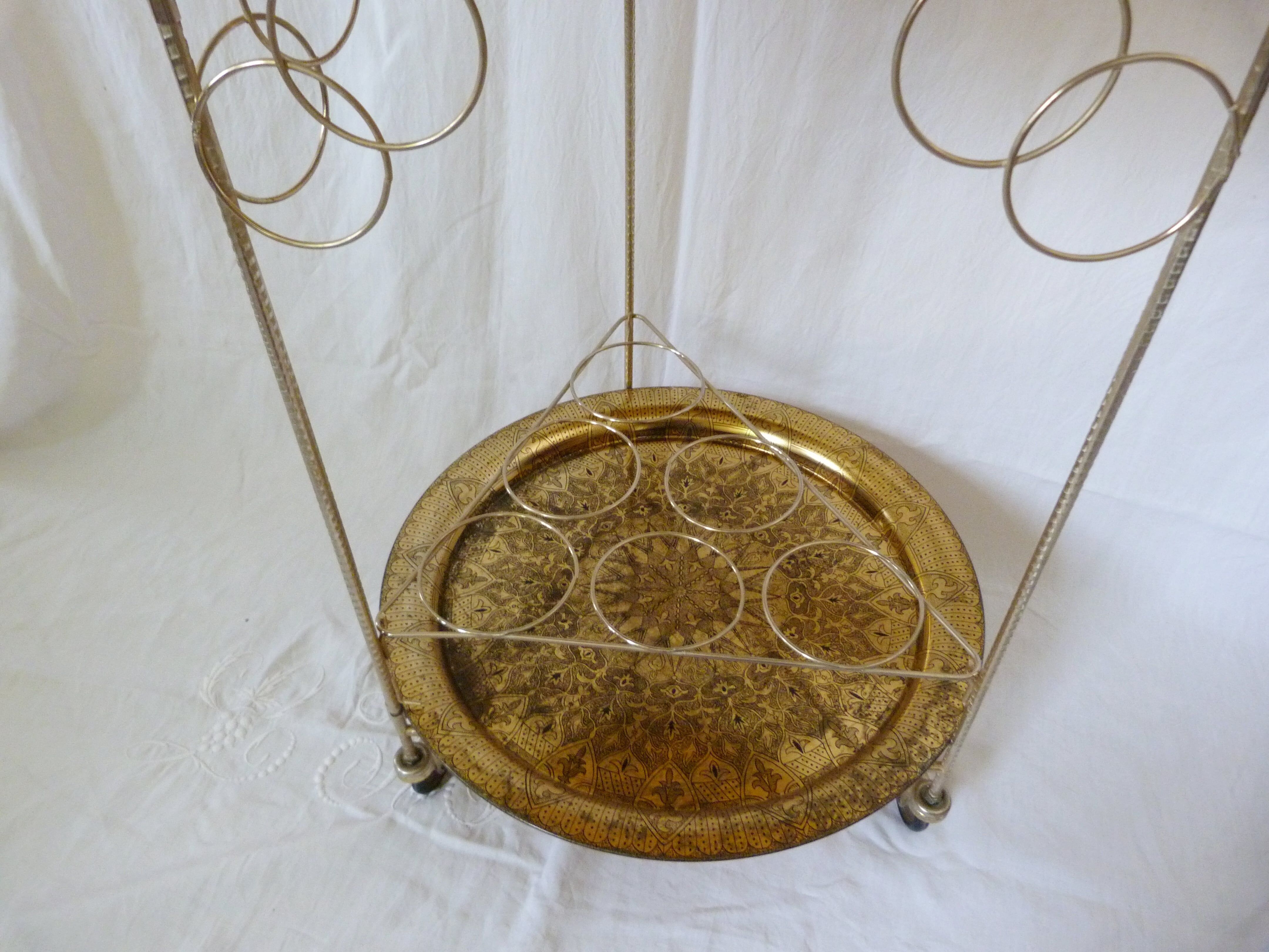 Golden serving table 1960