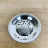 Coquillor silver metal butter dish