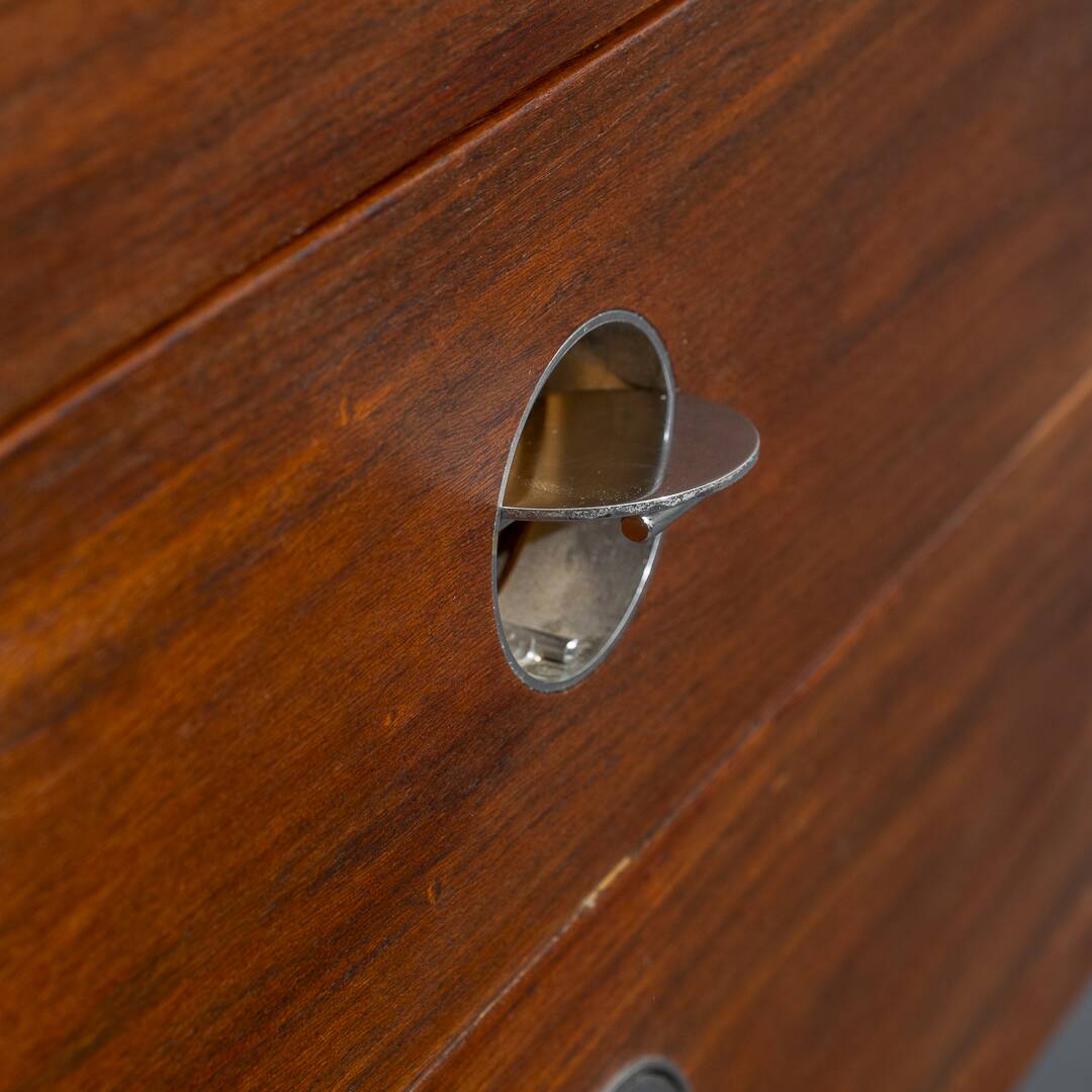 Bureau scandinave, teck, vintage, restauré