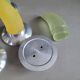 6 patères cornes vintages en résine et aluminium