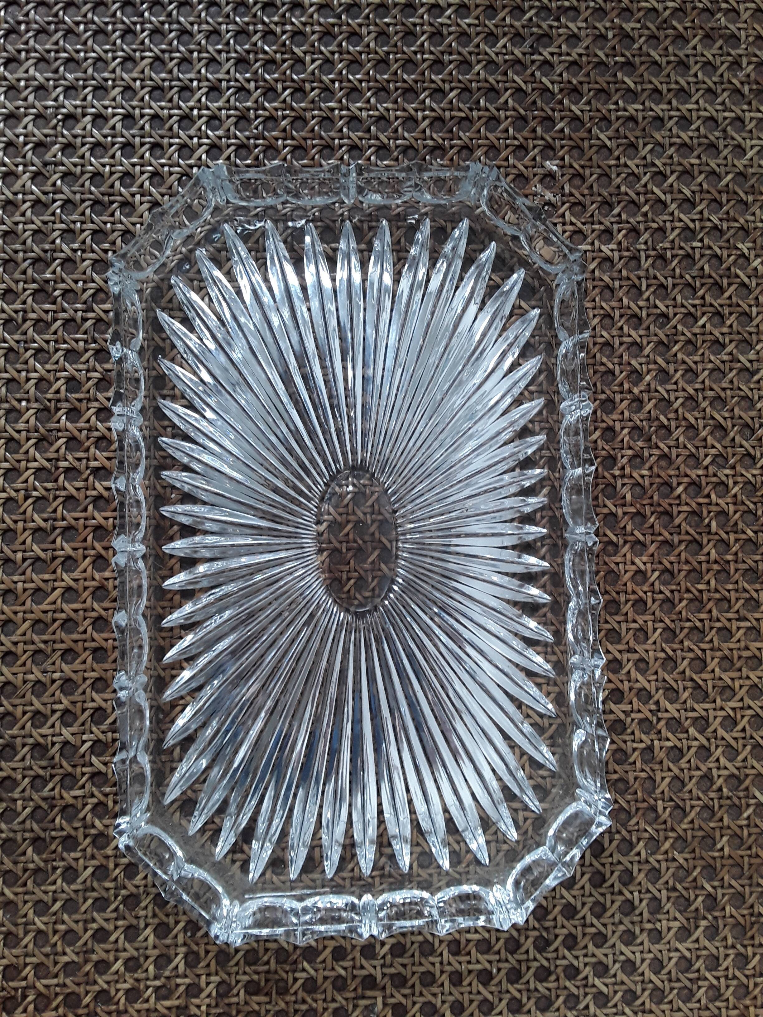 Art Deco glass tray
