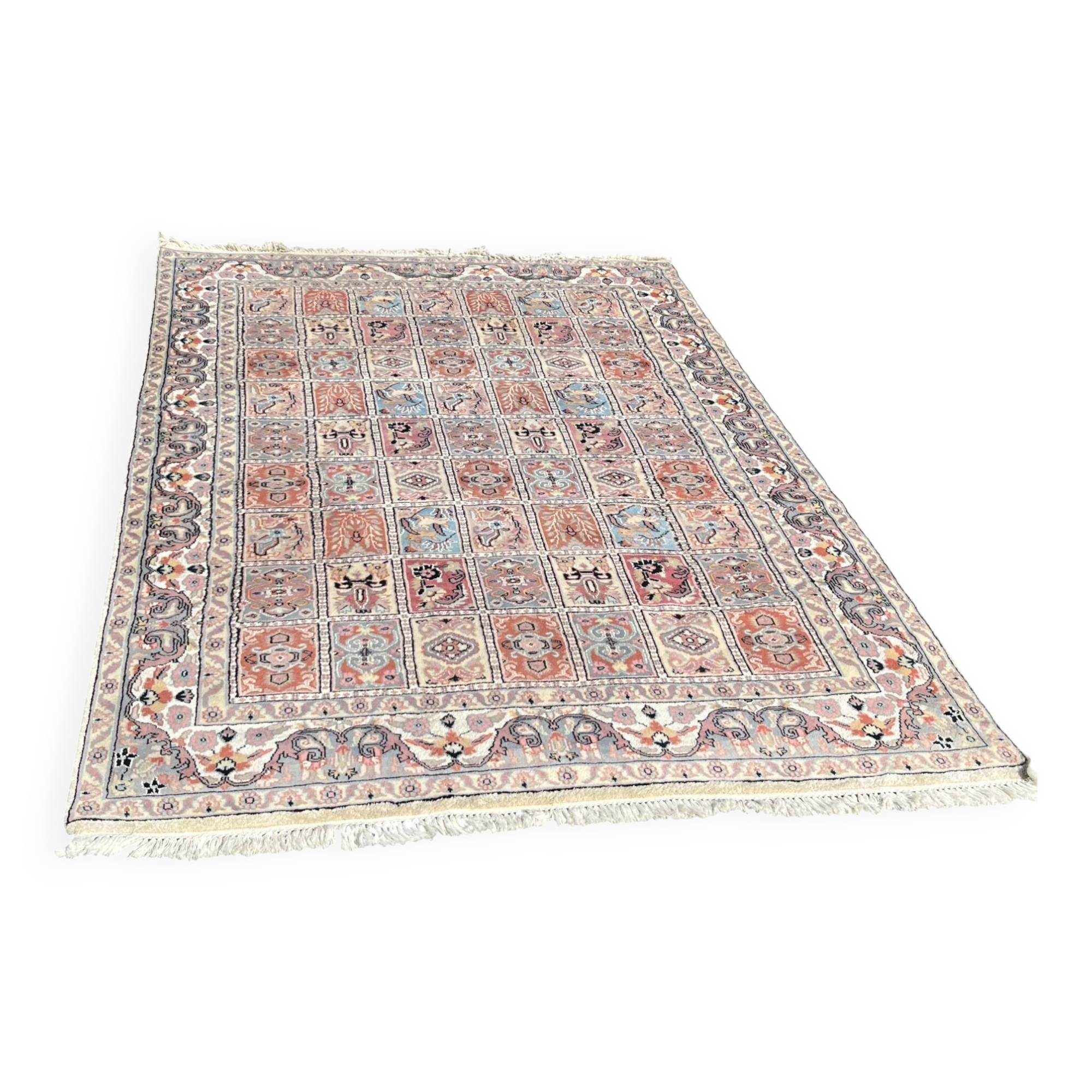 Authentic handmade oriental rug – 2.72 × 1.86