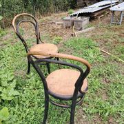 Pair of bistro-style chairs