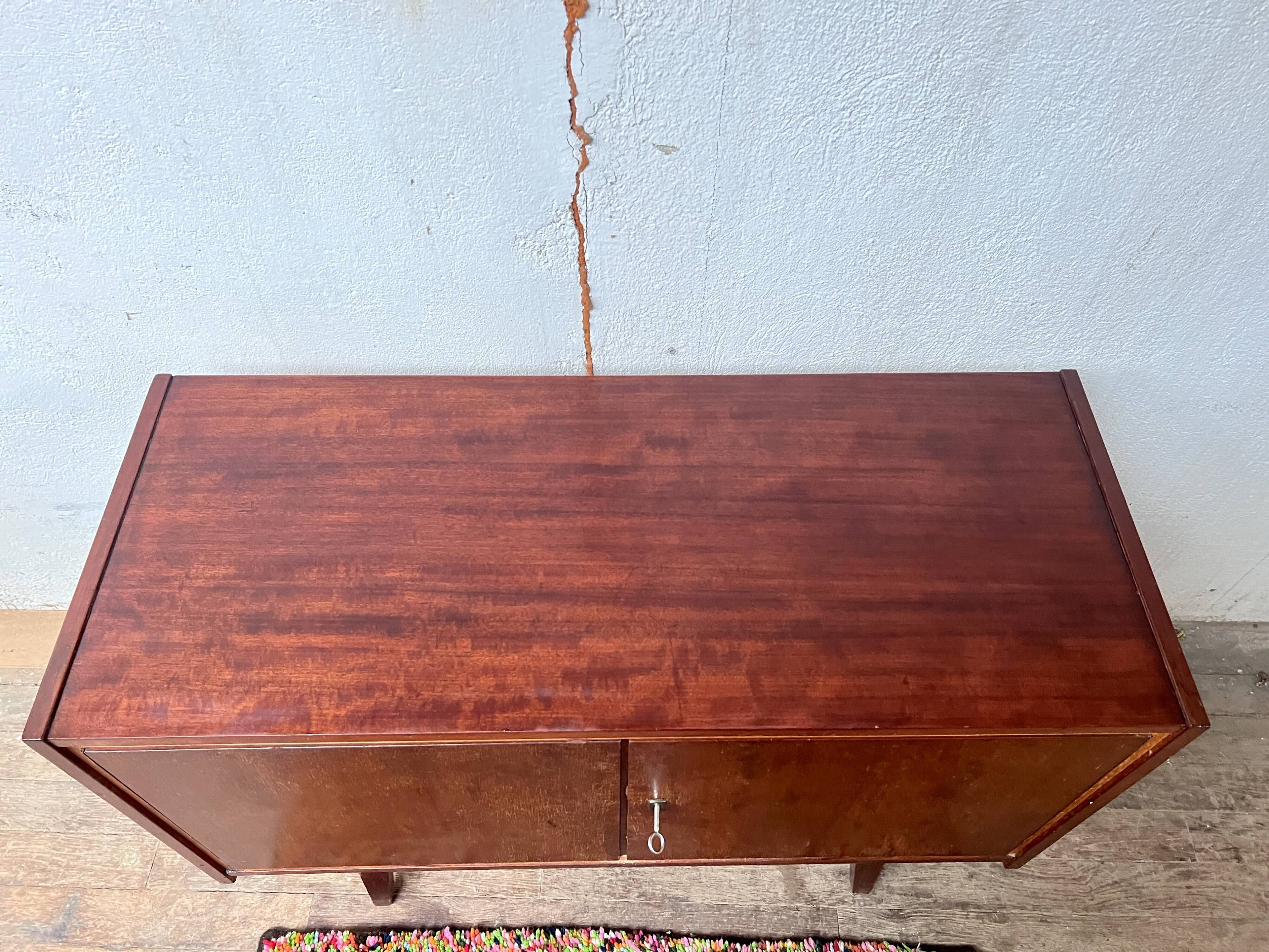  enfilade vintage pieds compas 1960