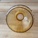 Amber glass pendant light