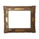Cadre doré bois résine feuillure : 24.5 cm x 30.5 cm