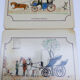 6 sets de table anglais et vintage