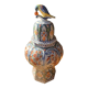 Potiche faience de desvres bird