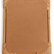 Miroir en bambou et rotin des années 1960 dans le style de la Côte d'Azur