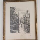 3 engravings signed