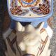 Camel side table in ceramic