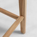 Leather bar stool
