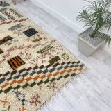 Handmade wool Berber rug 250 X 150 CM