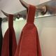 Towel in old fabric "terracotta"