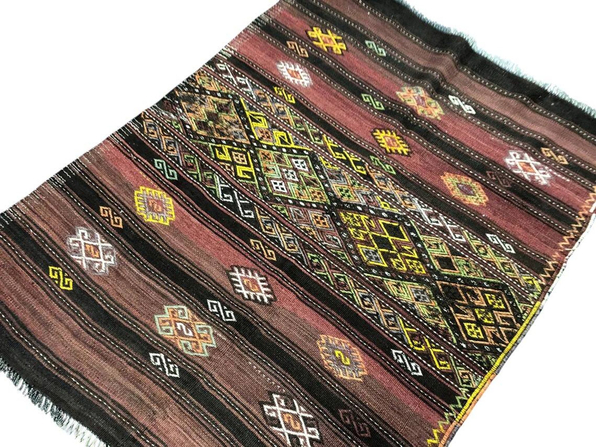 Oushak Handwoven Tribal Kilim Rug