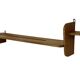 Vintage wooden wall shelve rack bookshelf in wood minimalist