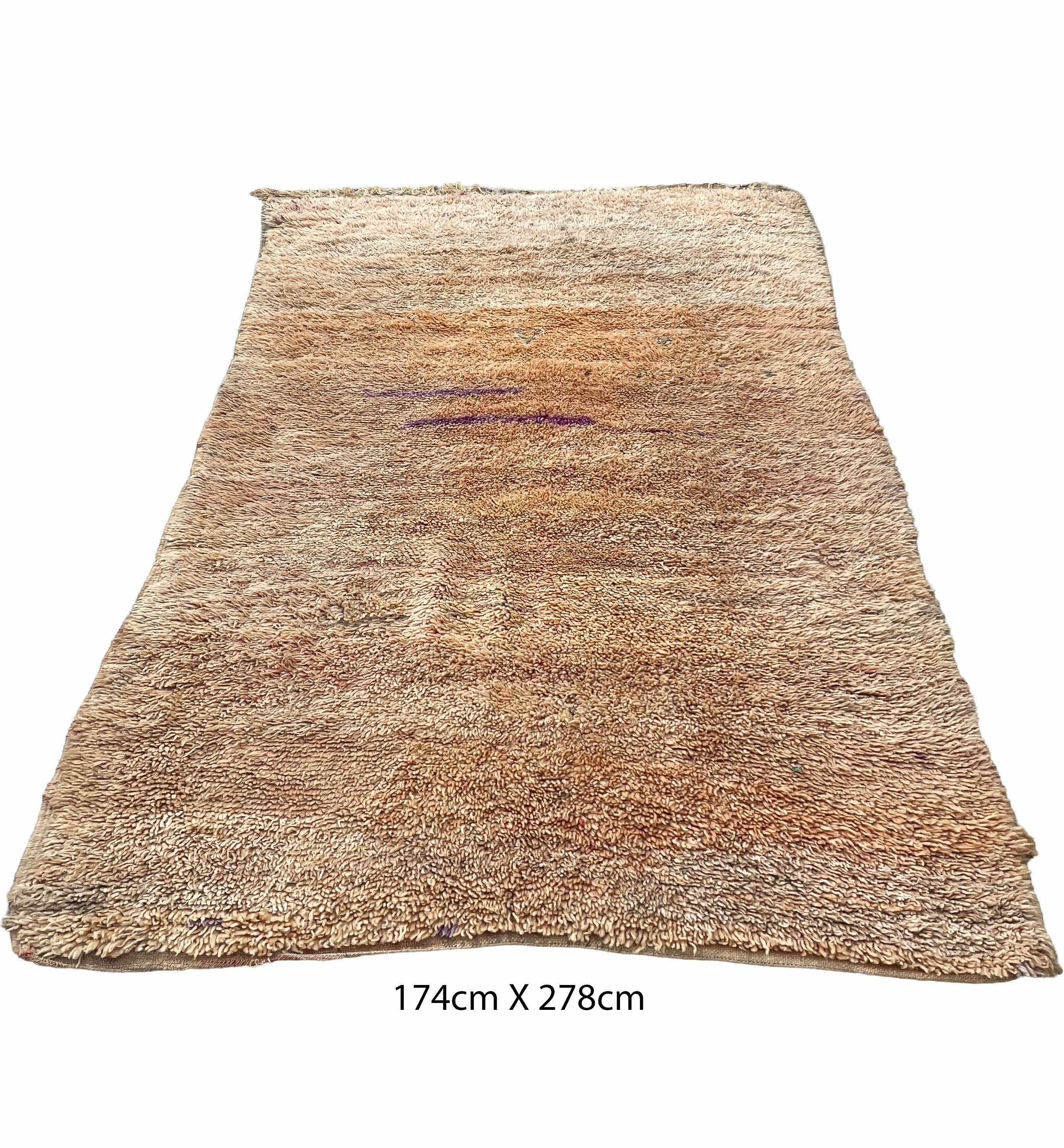 Vintage Moroccan Rug Ben Ouarian 174cm x 278cm