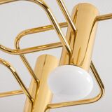 Mid-century chandelier designed by Sciolari, 1970s.