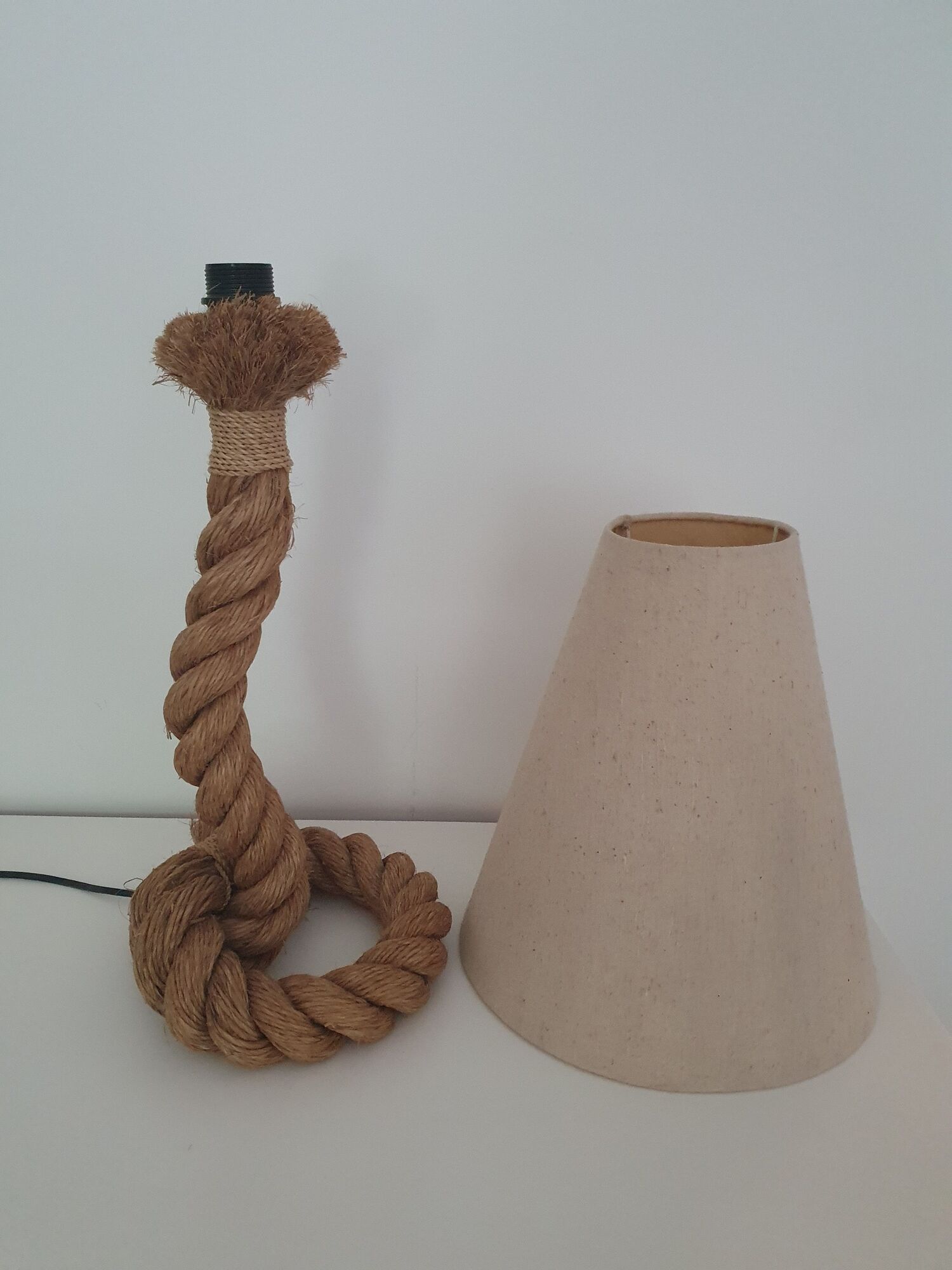 Artisanal rope lamp 60/79