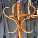 Vintage wooden parrot coat rack