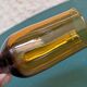 vintage amber footed glasses, 1970s