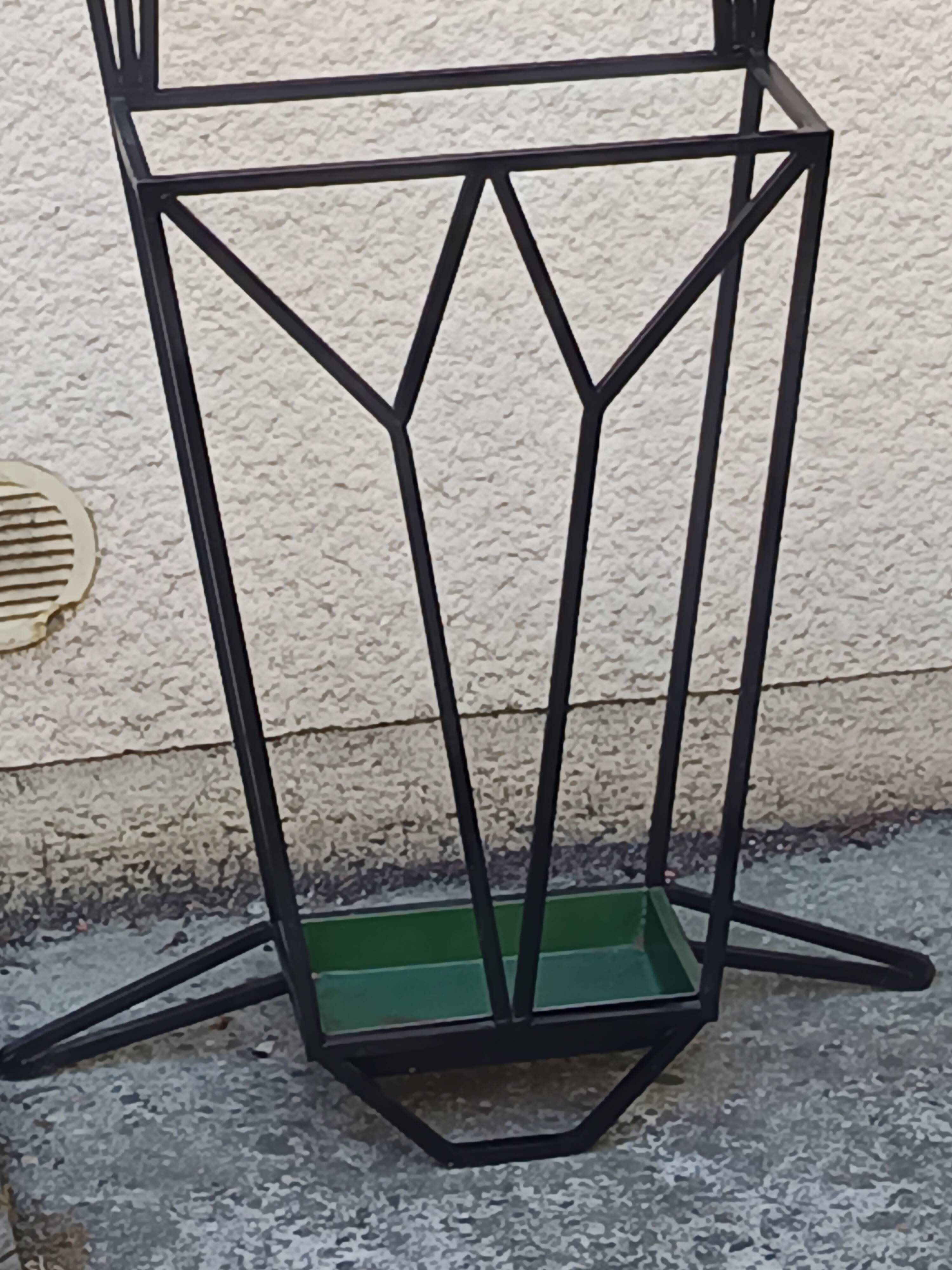 Large vintage coat rack wardrobe from the 50s/60s.