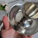 Silver-plated egg cup