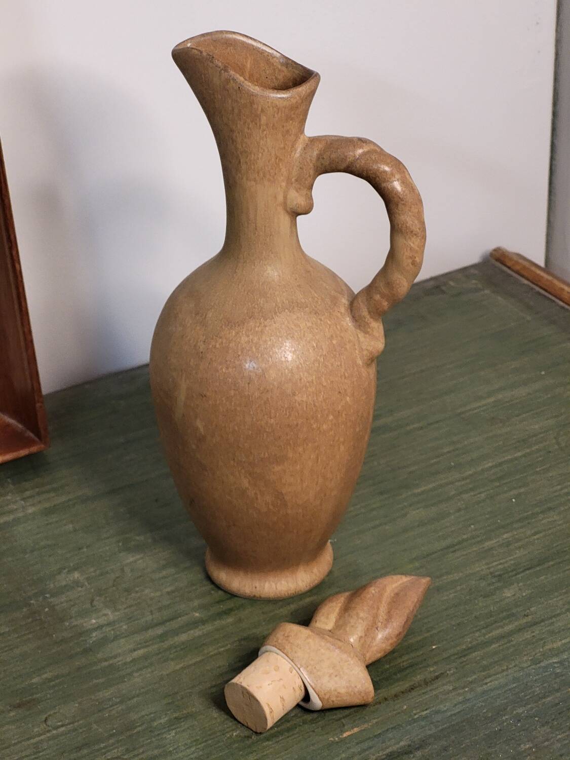 Vintage stoneware carafe