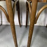 Lot de 4 chaises bistrot style Baumann