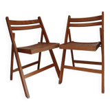Vintage folding chairs