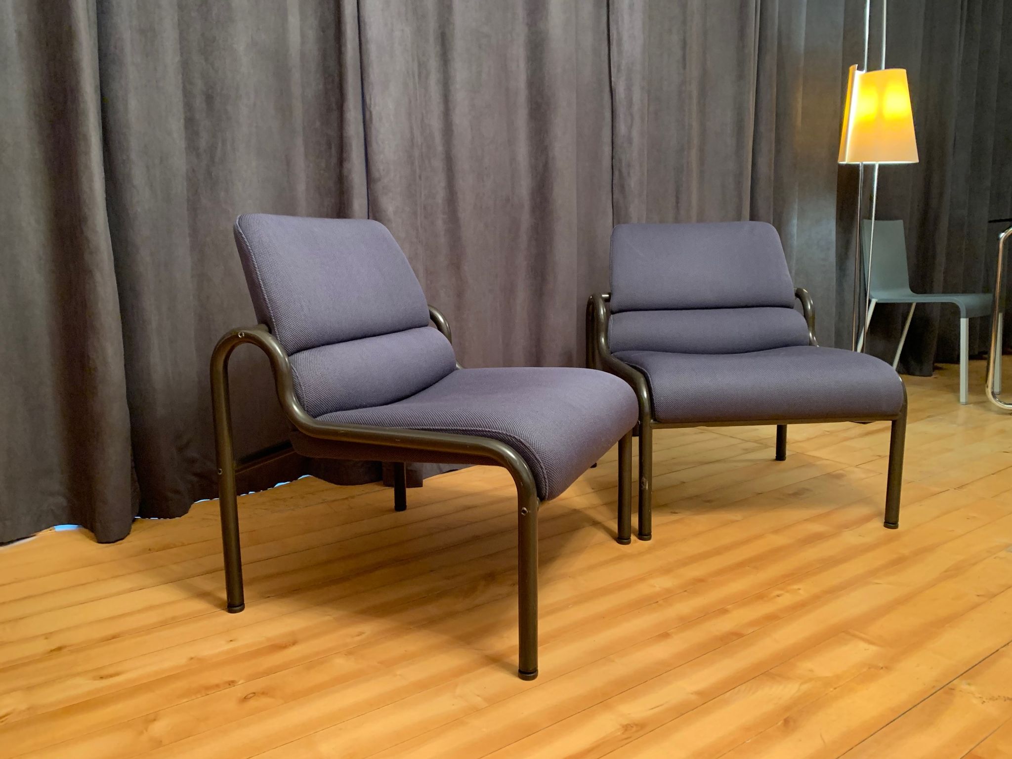 A pair of G30 armchairs by Martin Stoll, Germany, 1980s.