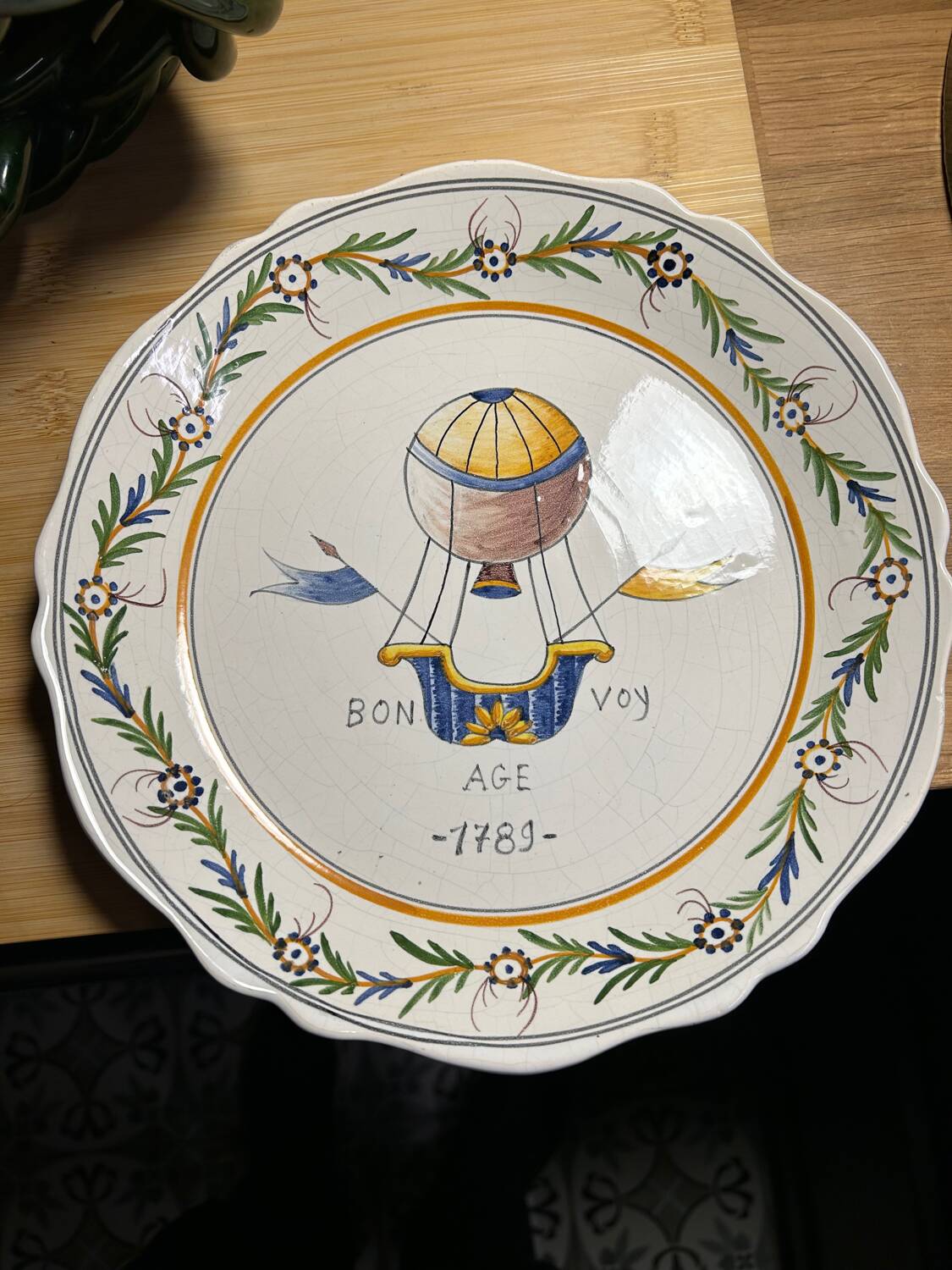 Revolutionary plate old Nevers