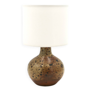 lampe en grès, abat - jour