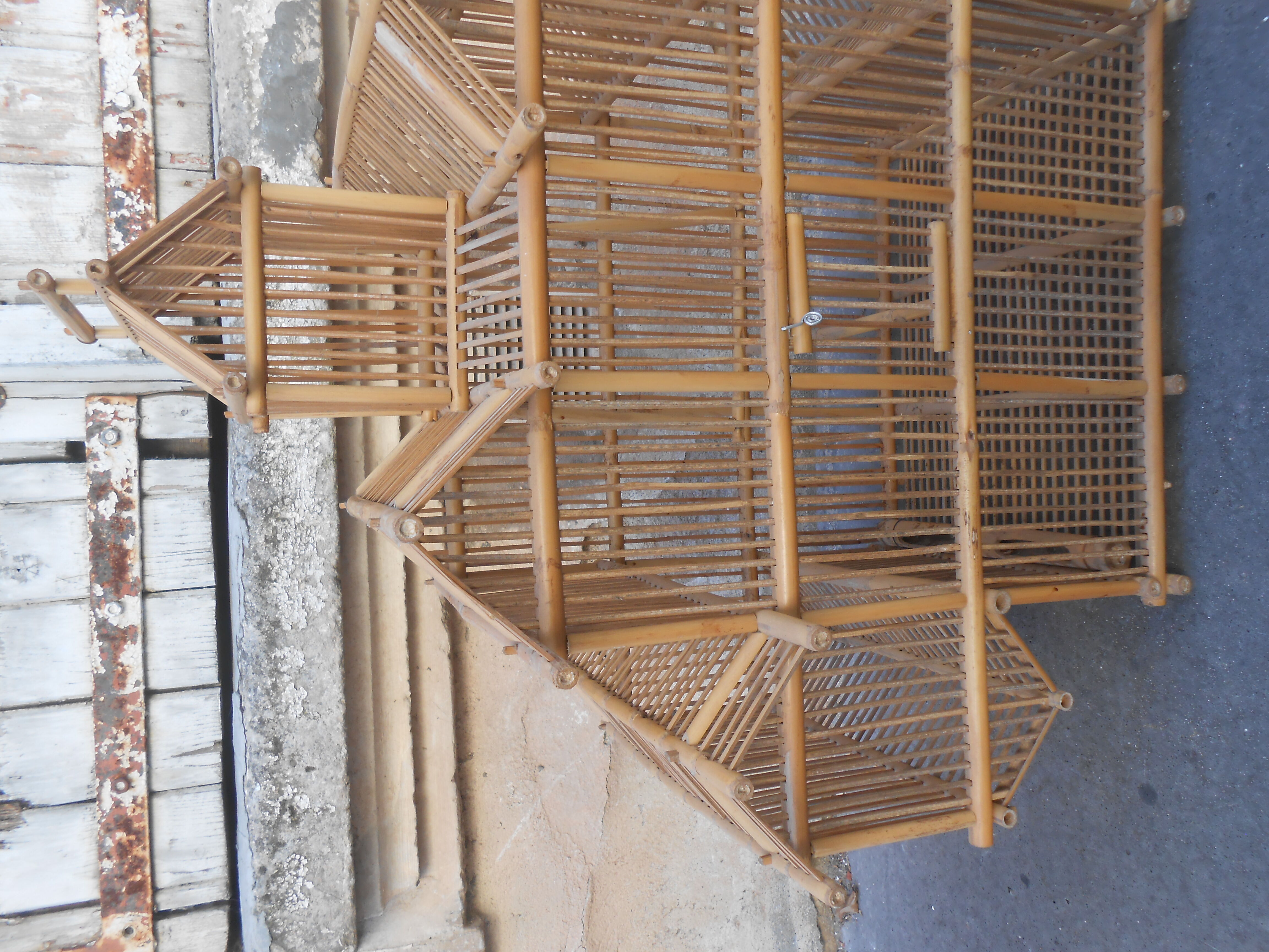 Cage oiseau en bambou