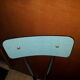 Paire de chaises en formica bleu pastel vintage