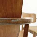 Pair of Mid-century plywood beech chairs - Ilmari Tapiovaara style plywood Chairs