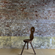Tripod brutalist chair