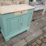 Buffet parisien campagne vert menthe